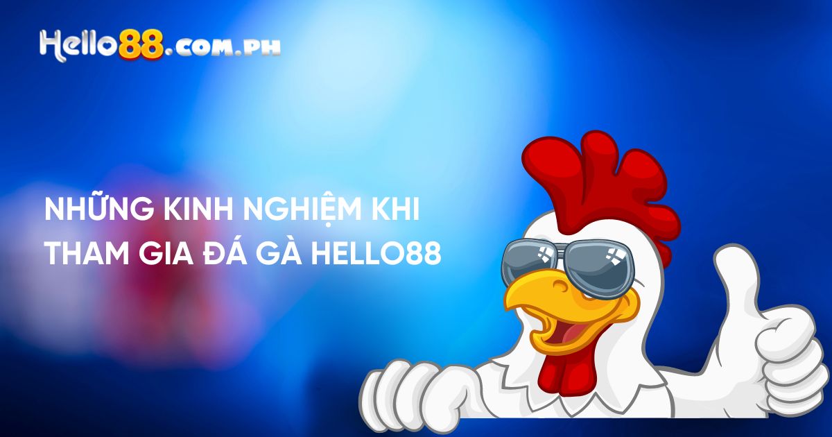 Những kinh nghiệm khi tham gia đá gà Hello88 giúp đánh nhanh thắng nhanh